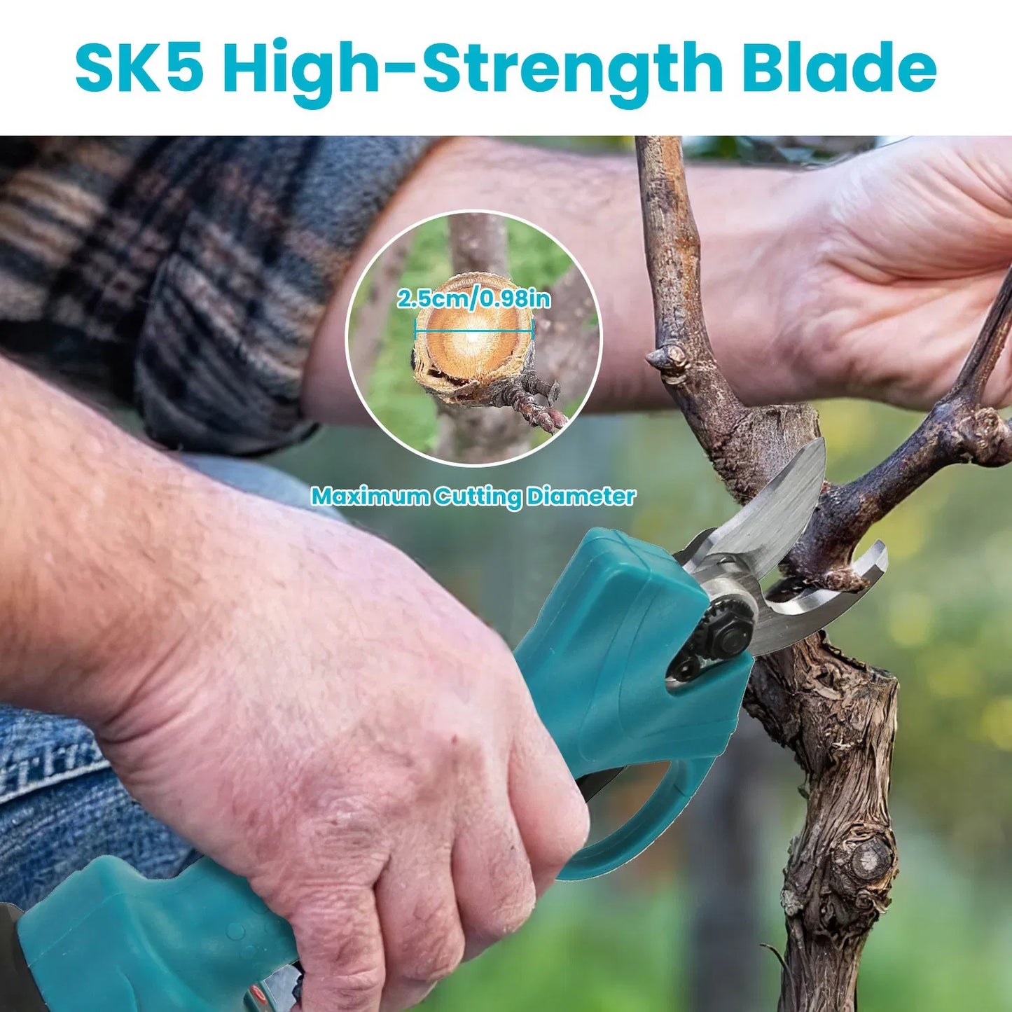 4-in-1 Cordless Electric Shears & Chainsaw Set