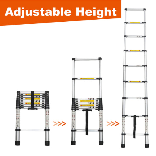 8.5 FT Telescoping Extension Ladder