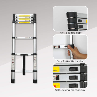 8.5 FT Telescoping Extension Ladder