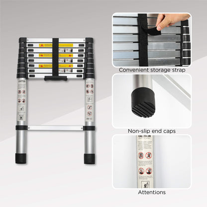 8.5 FT Telescoping Extension Ladder