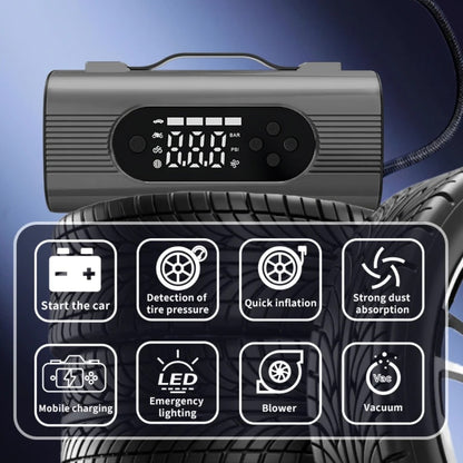 8-in-1 Portable Jump Starter with Air Compressor