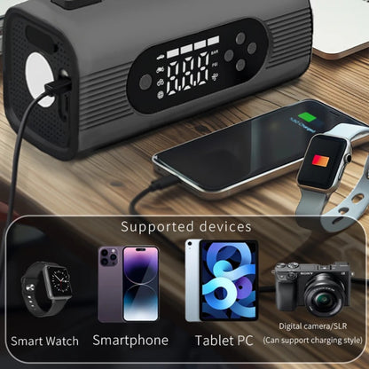 8-in-1 Portable Jump Starter with Air Compressor