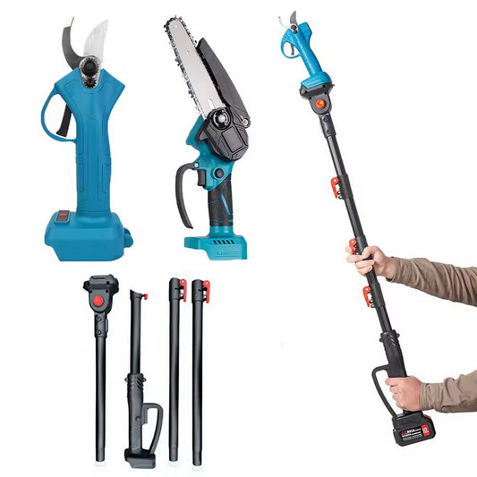 4-in-1 Cordless Electric Shears & Chainsaw Set