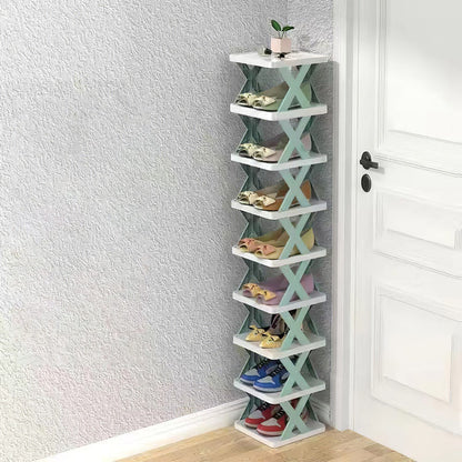9-Tier Narrow Vertical Shoe Rack