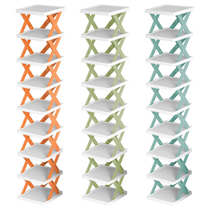 9-Tier Narrow Vertical Shoe Rack